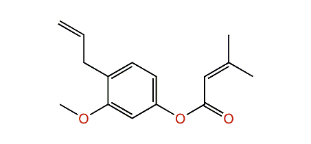 4-Allyl-3-methoxyphenyl 3-methyl-2-butenoate